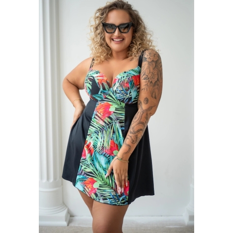 KrisLine Jungle Or tankini ultra strój kąpielowy