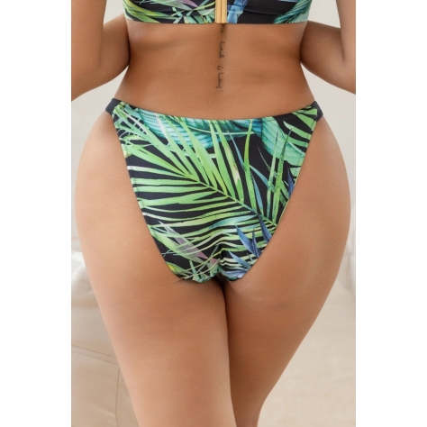 KrisLine Jungle Or figi bikini do stroju kąpielowego