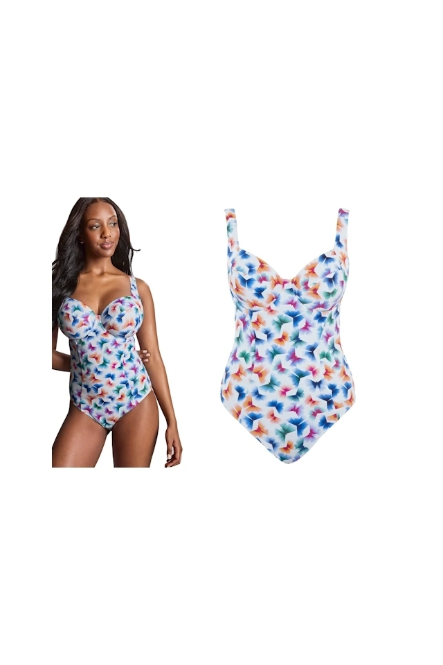 Panache Flutter print jednoczęściowy strój kąpielowy