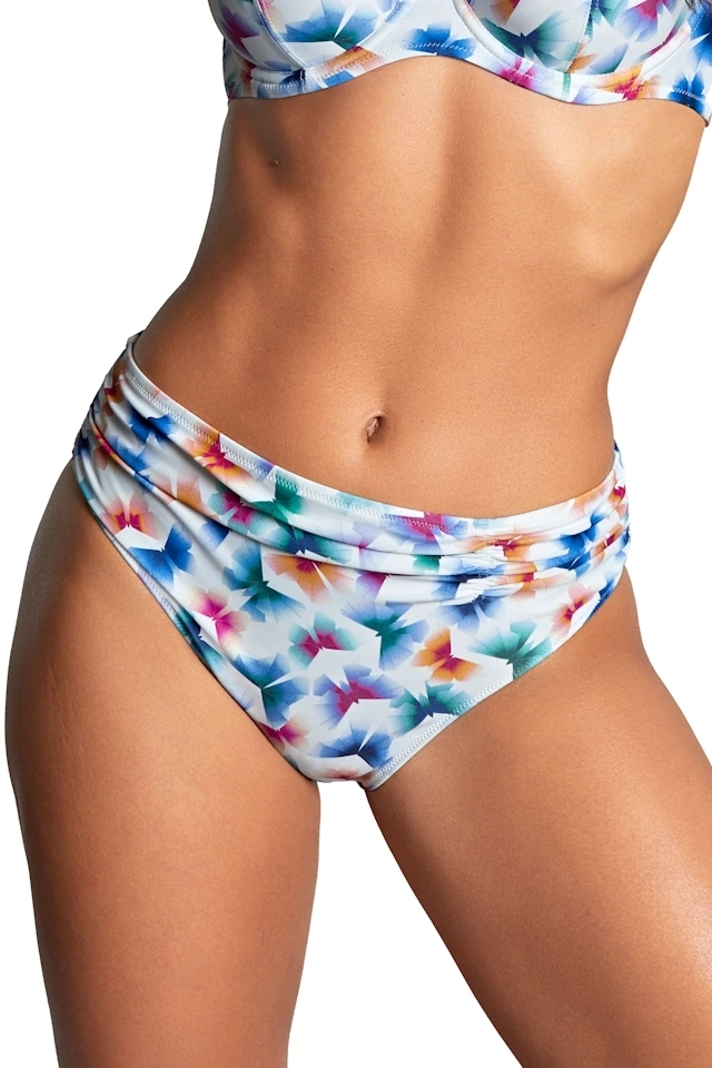 Panache Flutter print figi bikini majtki do stroju kąpielowego