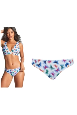 Panache Flutter print figi midi majtki do stroju kąpielowego