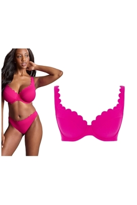 Panache Spirit magenta plunge biustonosz do stroju kąpielowego