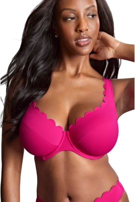 Panache Spirit magenta plunge biustonosz do stroju kąpielowego