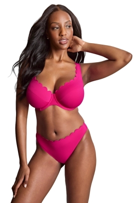 Panache Spirit magenta plunge biustonosz do stroju kąpielowego