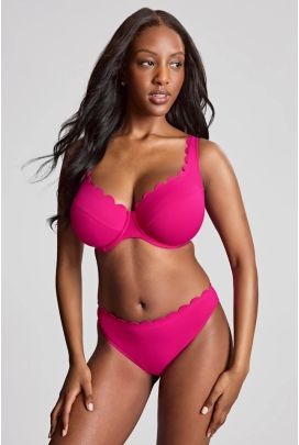 Panache Spirit magenta plunge biustonosz do stroju kąpielowego