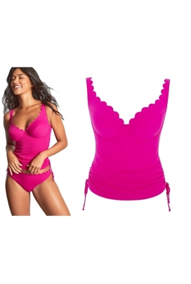 Panache Spirit magenta tankini koszulka kąpielowa