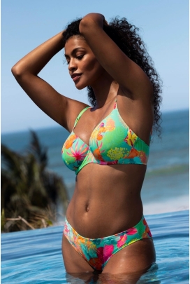 Freya Isla Margarita jade plunge biustonosz soft do stroju kąpielowego