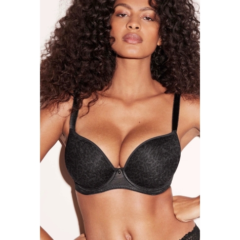 Freya Love-Haze black deco plunge biustonosz usztywniany Freya Love-Haze black deco plunge biustonosz usztywniany