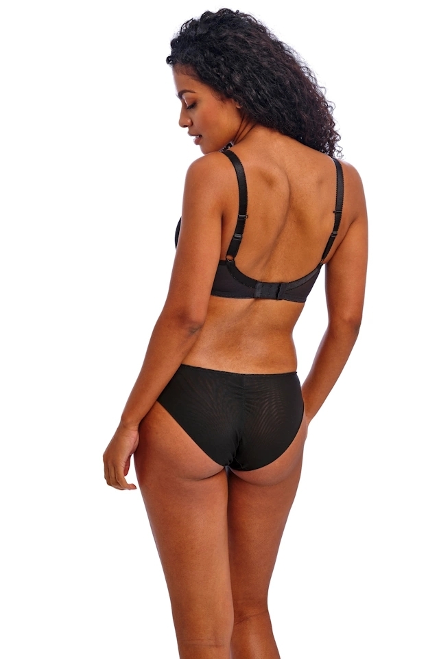 Freya Love Haze black deco biustonosz usztywniany deco plunge