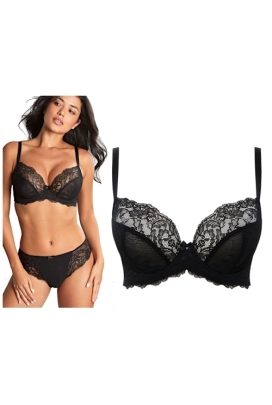 Panache Ana black biustonosz plunge soft