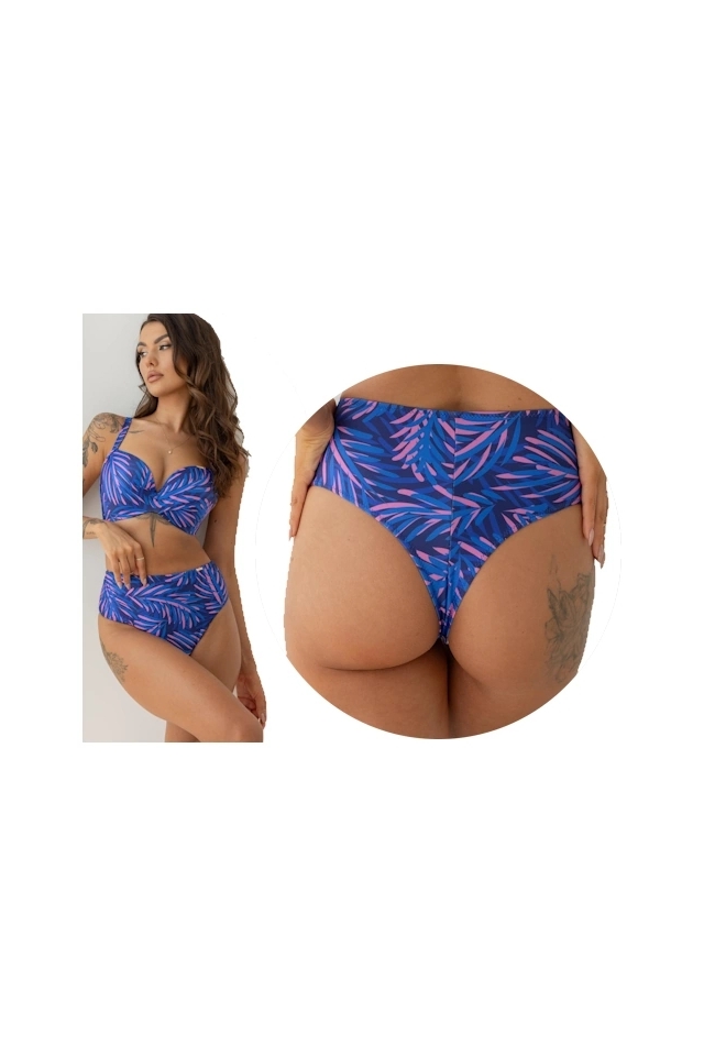 KrisLine Hawai figi bluepink brazyliany wysokie do stroju kąpielowego