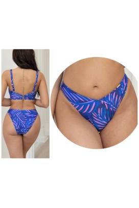 KrisLine Hawai bluepink figi bikini do stroju kąpielowego