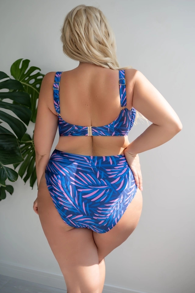 KrisLine Hawai bluepink soft roma biustonosz do stroju kąpielowego