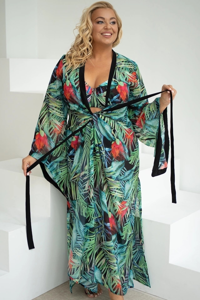 KrisLine Jungle OR kimono plażowe