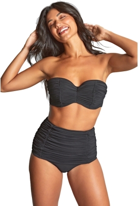 Panache Tulle black bandeau biustonosz do stroju kąpielowego