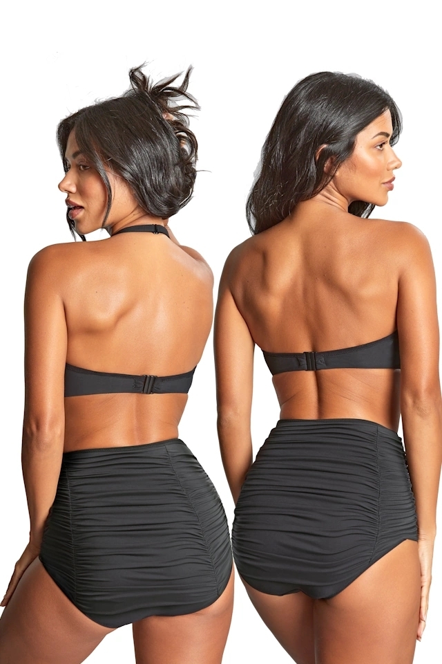 Panache Tulle black bandeau biustonosz do stroju kąpielowego