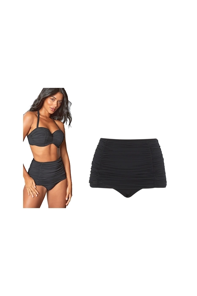 Panache Tulle black figi wysokie do stroju kąpielowego