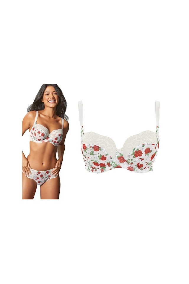 Panache Nina english rose biustonosz soft balcony