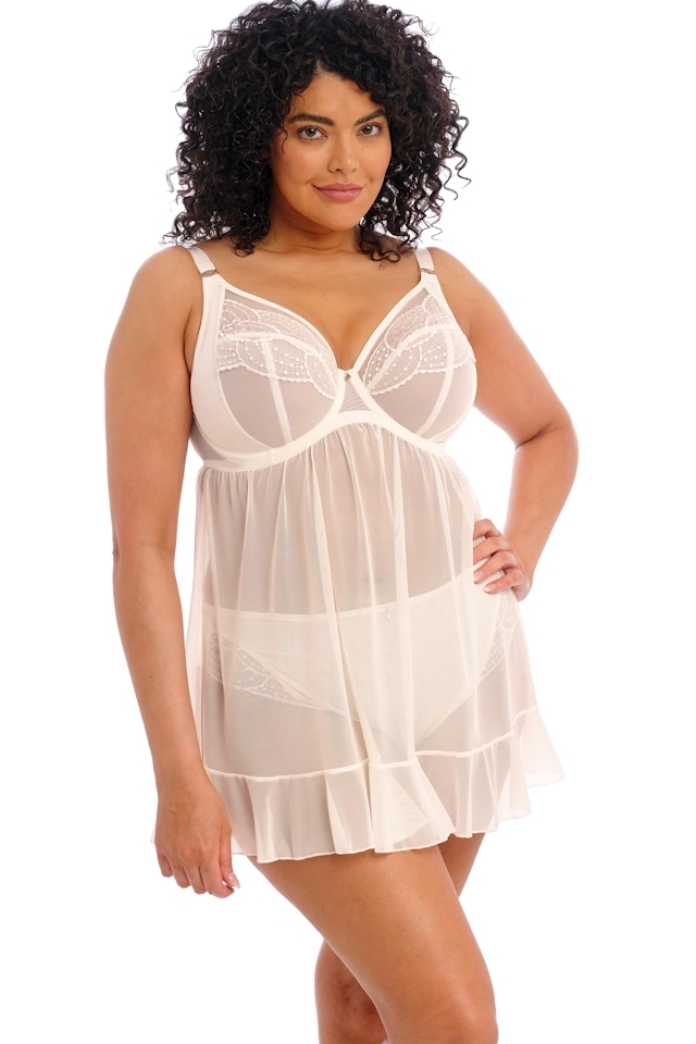 Elomi Priya vanilla halka babydoll z biustonoszem soft