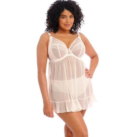 Elomi Priya vanilla halka babydoll z biustonoszem soft