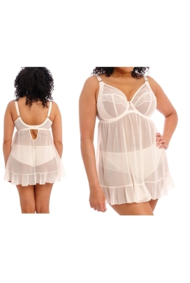 Elomi Priya vanilla halka babydoll z biustonoszem soft