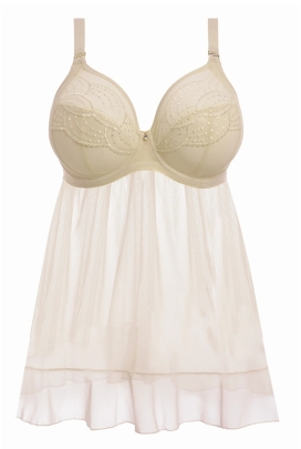 Elomi Priya vanilla halka babydoll z biustonoszem soft