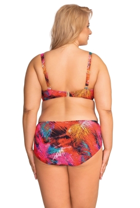 Nessa Tropicana liście palm soft biustonosz do stroju kąpielowego