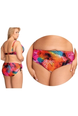 Nessa Tropicana liście palm N02 figi z troczkami do stroju kąpielowego
