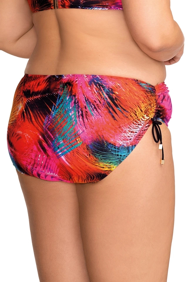 Nessa Tropicana liście palm N02 figi z troczkami do stroju kąpielowego