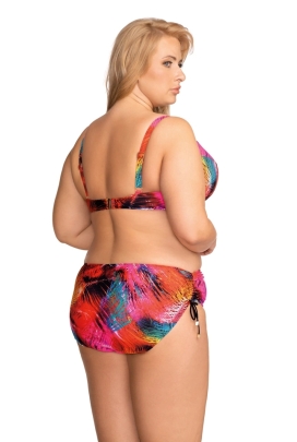 Nessa Tropicana liście palm N02 figi z troczkami do stroju kąpielowego