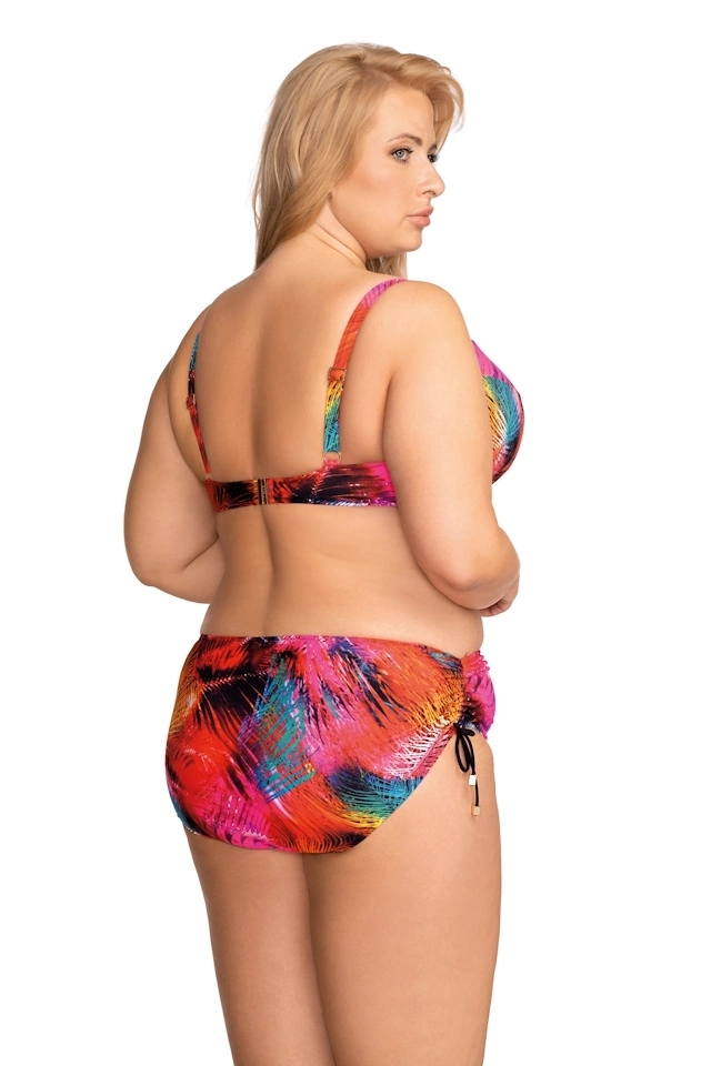 Nessa Tropicana liście palm N02 figi z troczkami do stroju kąpielowego