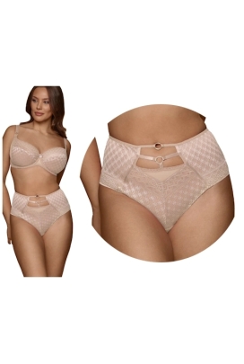 Dalia Trinity beż stringi wysokie