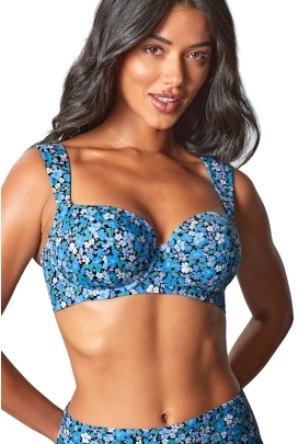 Panache Posy print balconette padded biustonosz usztywniony do stroju kąpielowego