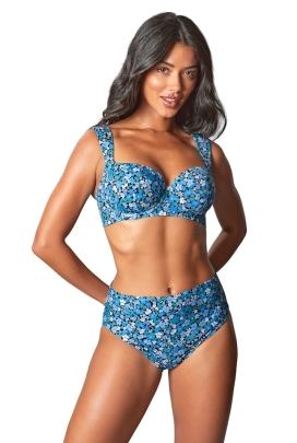 Panache Posy print balconette padded biustonosz usztywniony do stroju kąpielowego