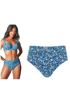 Panache Posy print figi wysokie do stroju kąpielowego
