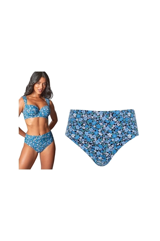 Panache Posy print figi wysokie do stroju kąpielowego