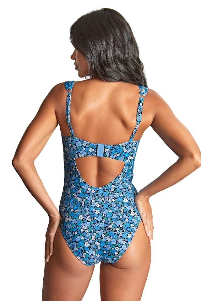 Panache Posy print padded jednoczęściowy strój kąpielowy z fiszbinami