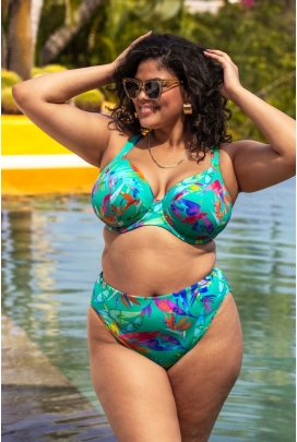 Elomi Toyama Tides jade plunge soft biustonosz do stroju kąpielowego