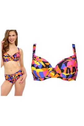 Lupoline Laura neon print soft biustonosz do stroju kąpielowego