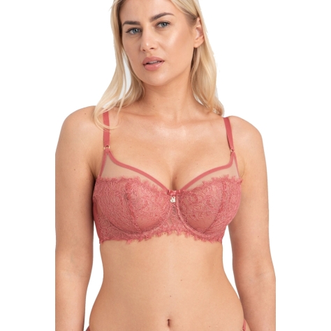 Samanta Naomi A143 różany biustonosz soft