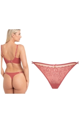 Samanta Naomi C300 różany stringi