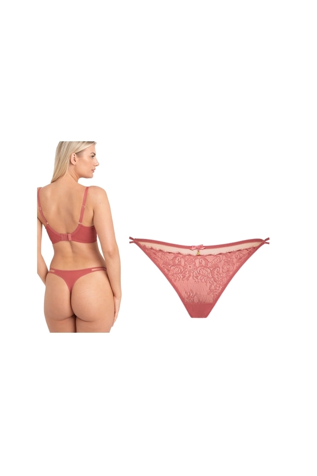 Samanta Naomi C300 różany stringi