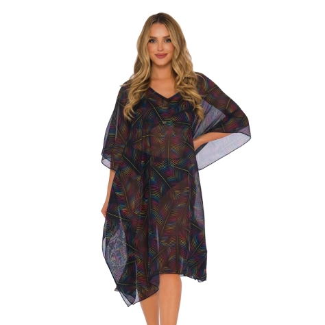 Self 25 D83T 47 paproć kaftan plażowy ponczo