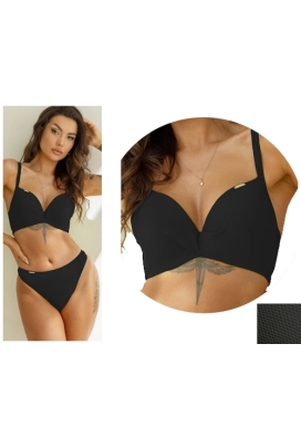 KrisLine Lemon black brassiereroma biustonosz push-up do stroju kąpielowego