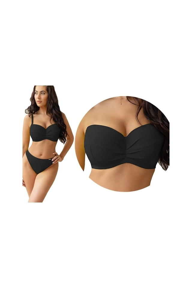 KrisLine Lemon black balconette MHM biustonosz do stroju kąpielowego