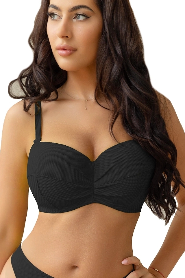 KrisLine Lemon black balconette MHM biustonosz do stroju kąpielowego