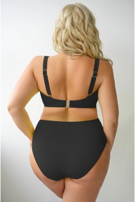KrisLine Lemon black soft full cup biustonosz do stroju kąpielowego