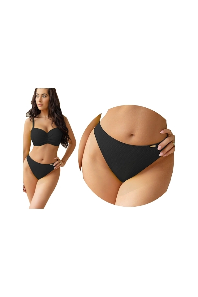 KrisLine Lemon black figi bikini do stroju kąpielowego