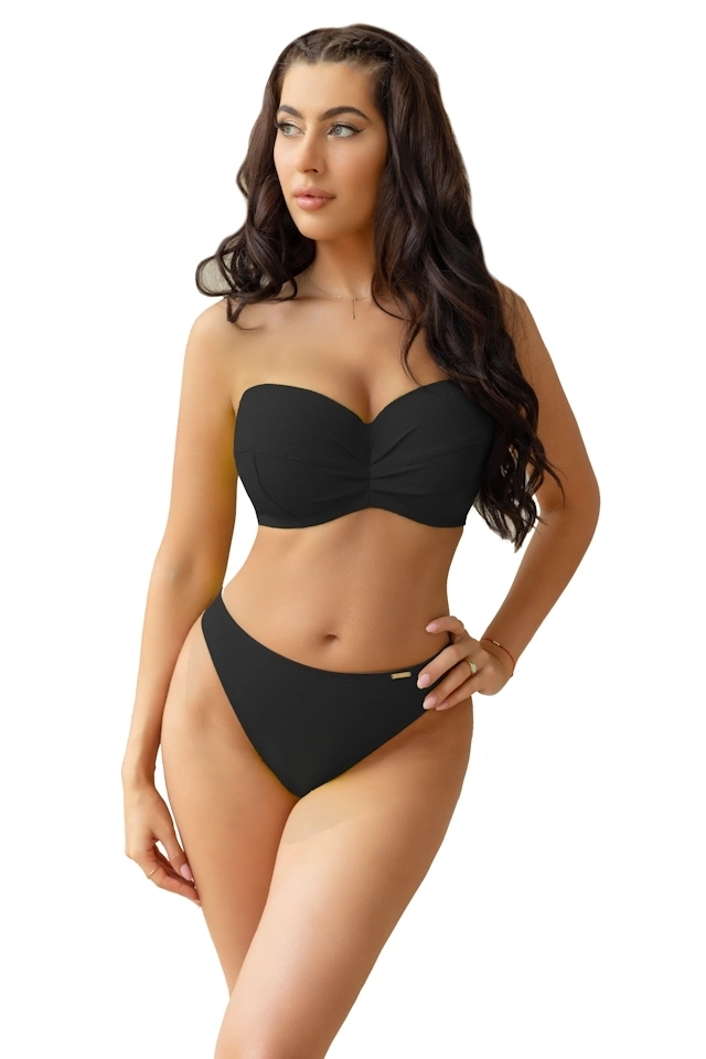 KrisLine Lemon black figi bikini do stroju kąpielowego