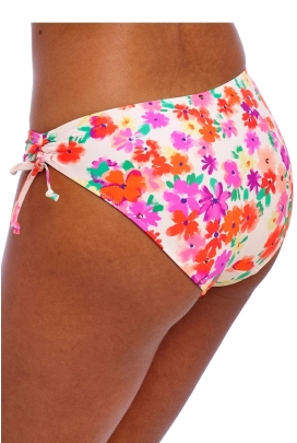 Freya Summer Soul white figi bikini z troczkami do stroju kąpielowego